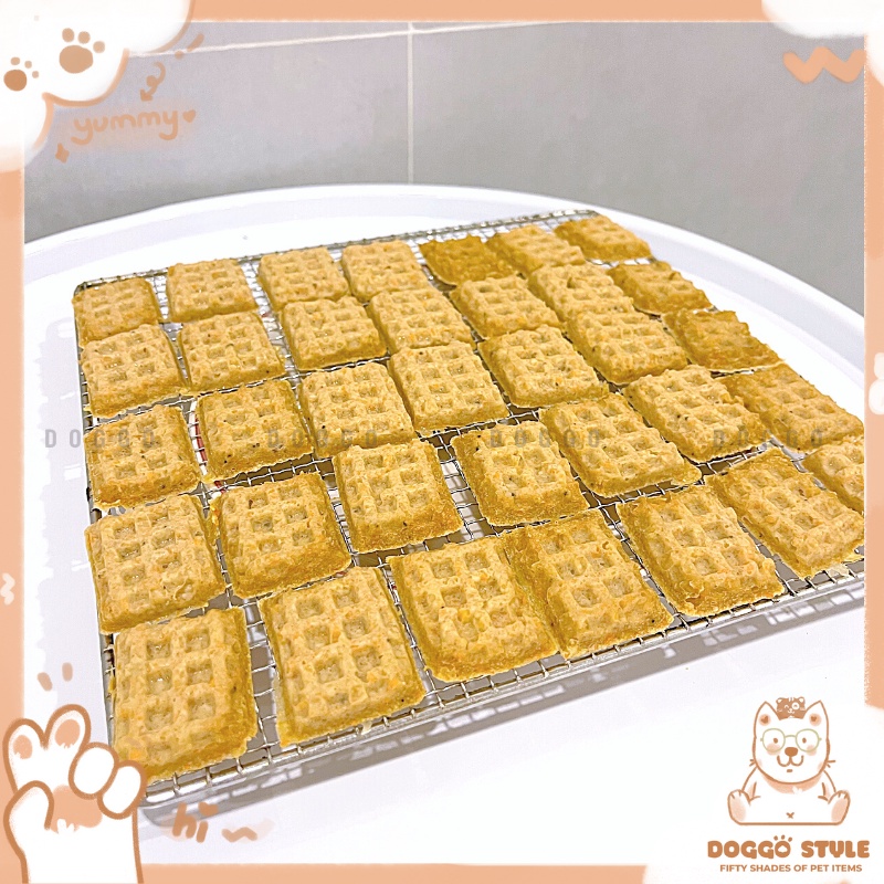 Treat Bánh Thưởng Cho Chó Và Mèo Bánh Chuối Cà Rốt Sấy Khô DOGGOSTYLE Homemade Sạch Răng Cung Cấp Chất Xơ