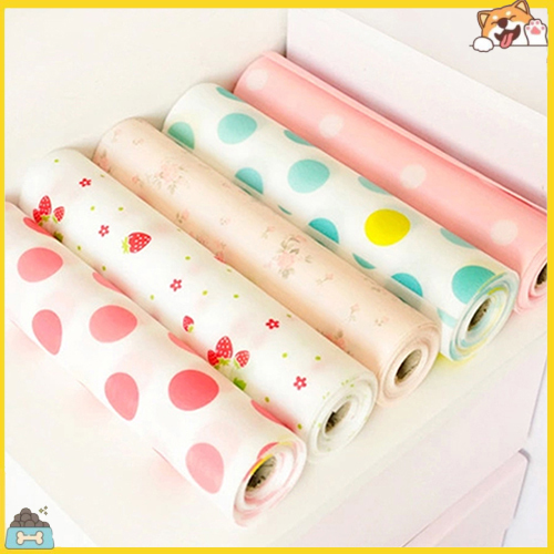 Thảm lót ngăn kéo , tủ họa tiết chấm bi đáng yêu bs300cm