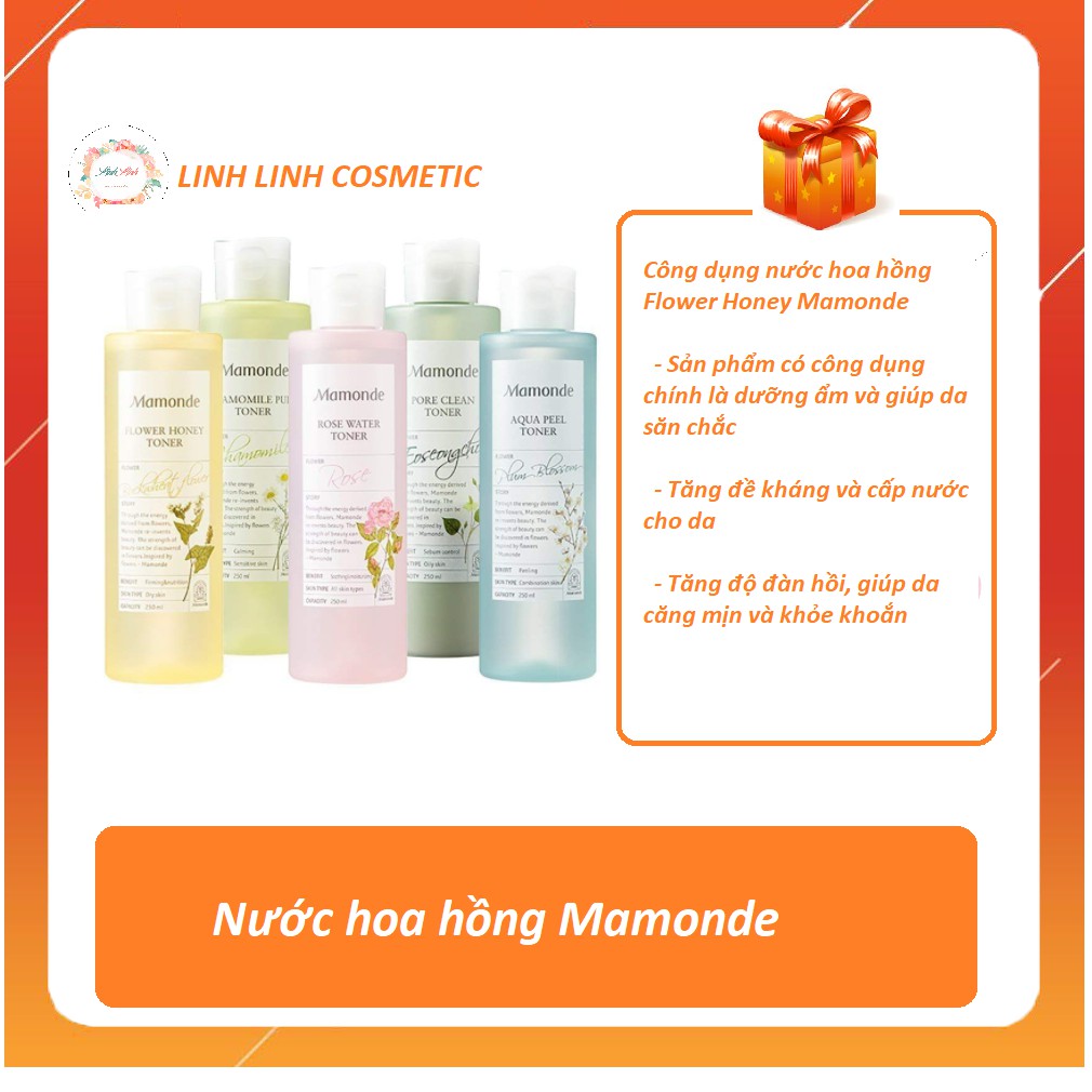 [Tặng kèm 10 miếng bông tẩy trang Pháp] Nước Hoa Hồng Mamonde - Manonde Rose Clean Toner