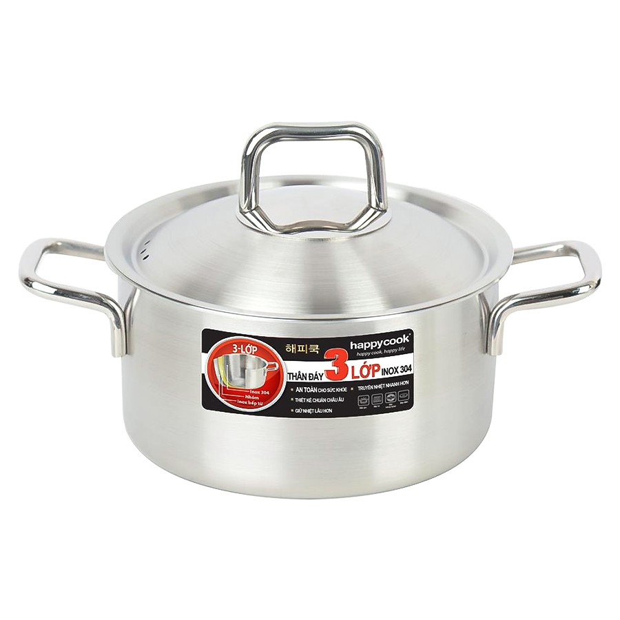 Nồi inox cao cấp Happy Cook Alvar 24cm N24-ALV