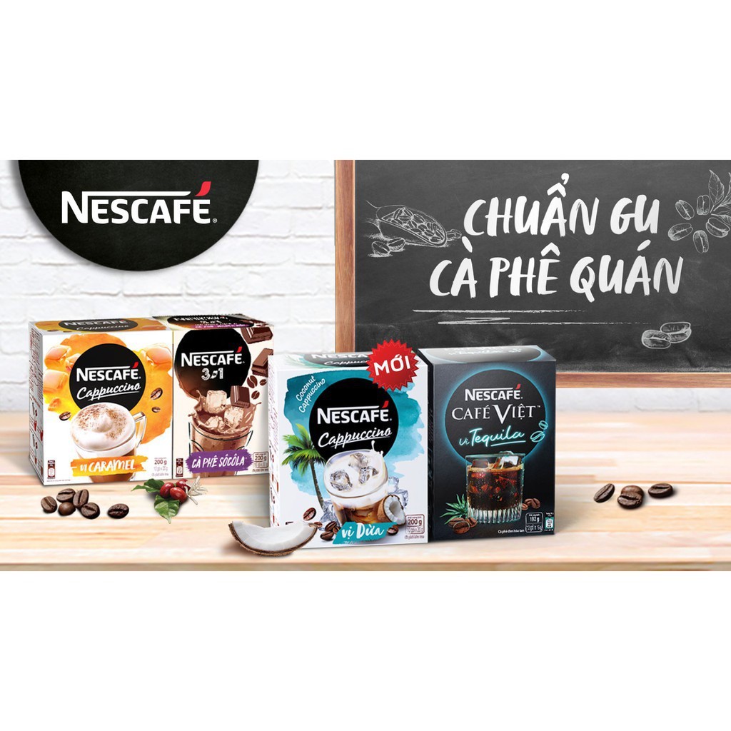 [HA Gift] Hộp sample NESCAFÉ Barista Range (Dòng sản phẩm Chuẩn gu cà phê quán)