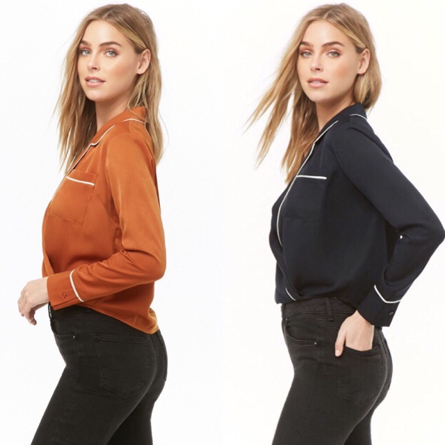 Sơ mi kiểu pijama F21 vnxk