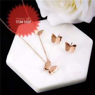 Set bộ titan 2 món bướm cát SB09