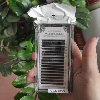 Mi khay Hiệu Color tip silk Lash U 0.07-0.10-0.12 ( Đồ nối mi đẹp)