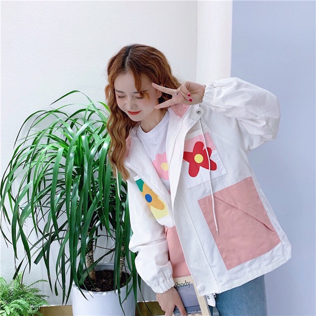 Áo khoác hoa Ulzzang [Xả Hàng] Hàng Quảng Châu!!!