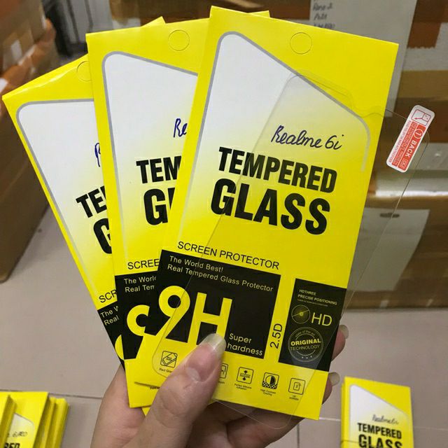 Combo 3 kính oppo realme 6i trong suốt
