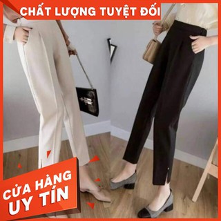 Quần baggy xẻ gấu xinh xắn _ Quần Tây Nữ
