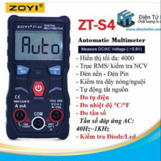 Đồng hồ zoyi zt s4