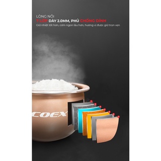 [SieuthiMediaMart] Nồi cơm điện cơ 2.8 lít Coex CR-3416 BH chính hãng-Ship0đ