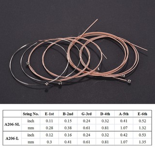 Dây đàn guitar Acoustic dây sắt A206 chất lượng
