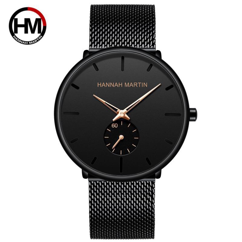 Đồng Hồ nam HANNAH MARTIN chính hãng, Thiết Kế Đơn Giản, Chống Nước Tốt - Model HM-2140 - Bảo hành 1 năm