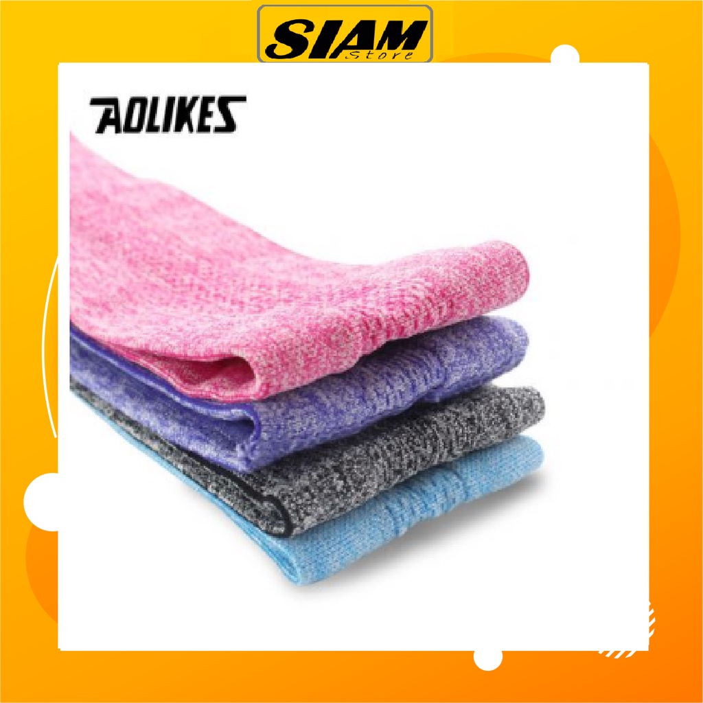 Băng Đô Thể Thao Chính Hãng AOLIKES AL2103 Sport Sweat Headband, Băng Trán Tập Gym Thể Hình Chạy Bộ Thấm Mồ Hôi Nam Nữ