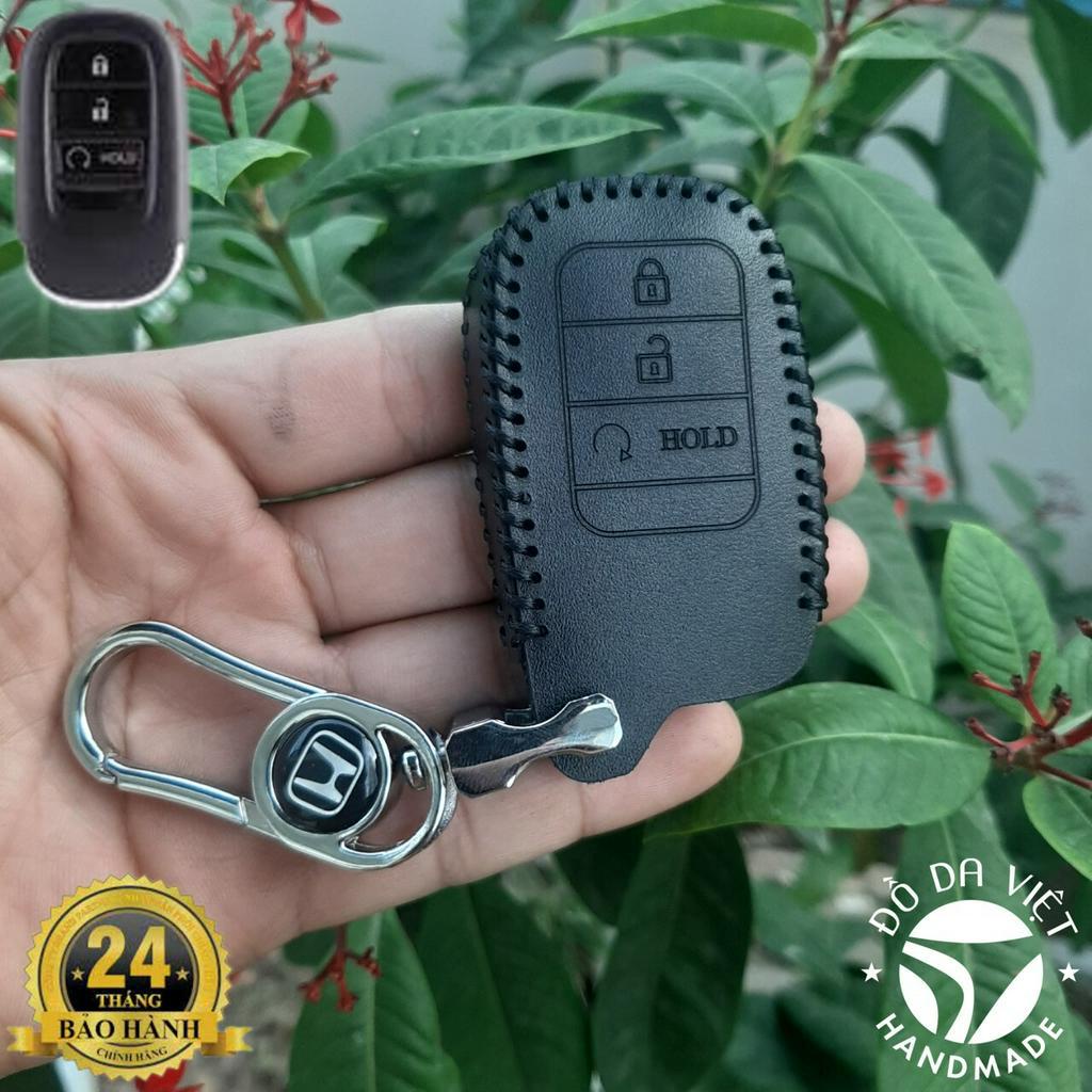 Bao da chìa khoá Honda HRV 2022 2023, HR-V all new L, RS da bò thật bảo hành 2 năm