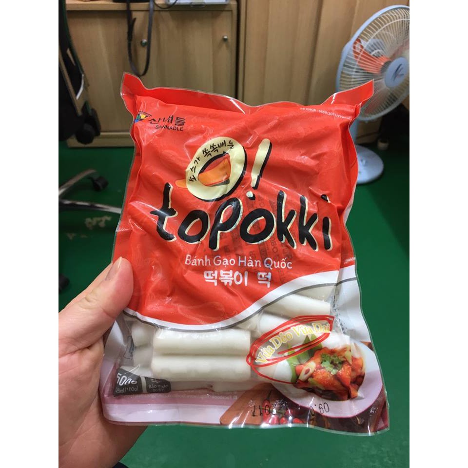 Bánh gạo Hàn Quốc dạng thỏi