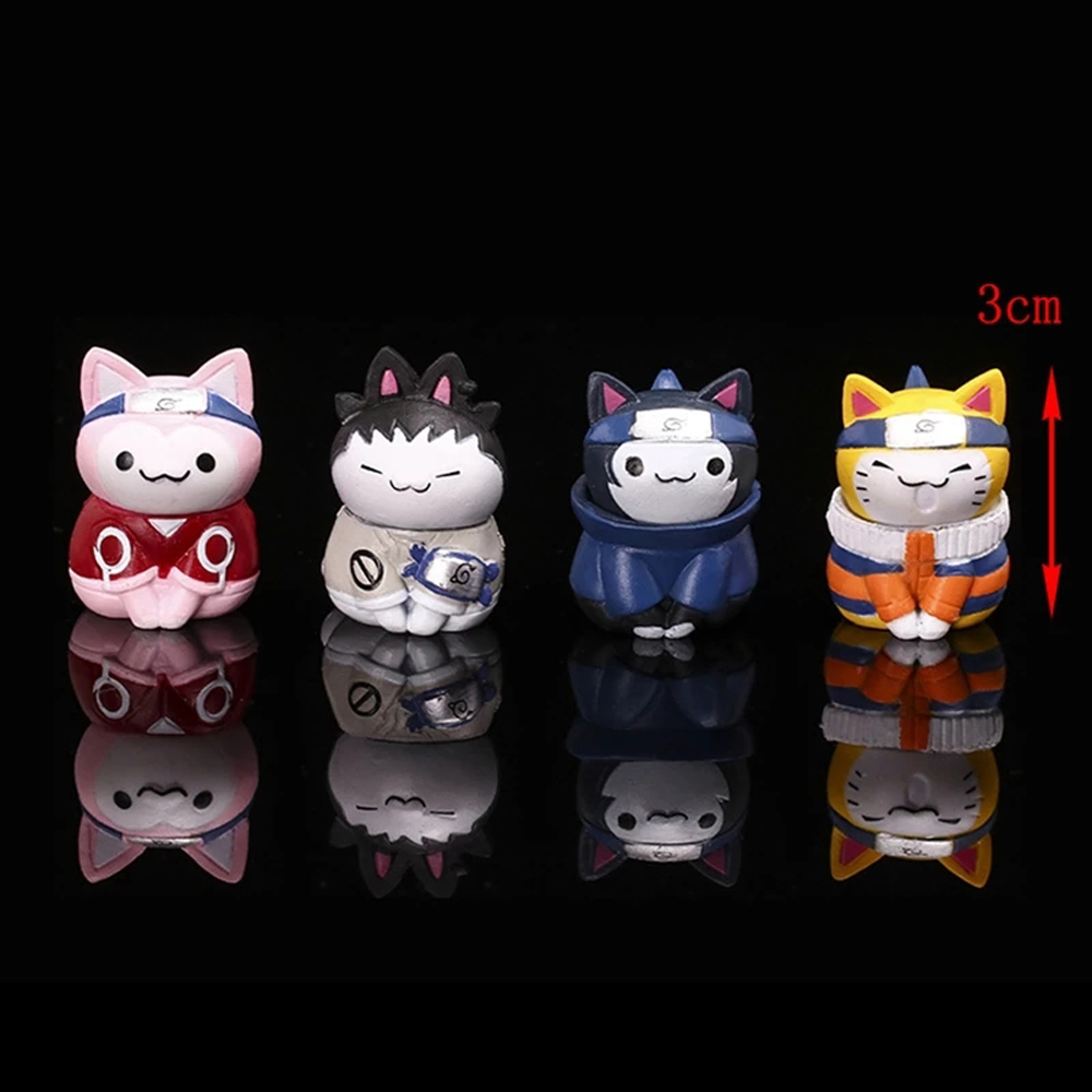 Set 8 Mô Hình Đồ Chơi Nhân Vật Hoạt Hình Naruto