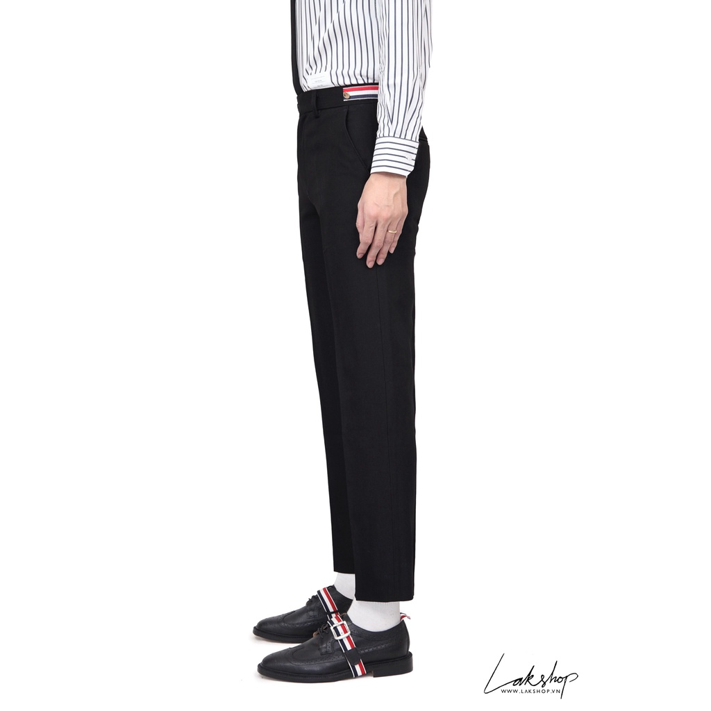 Quần âu T.B Striped Arm Band Black Trouser