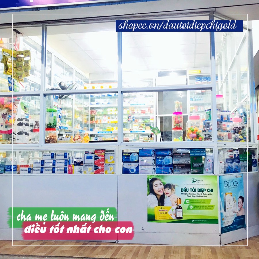 Dầu Tỏi Diệp Chi - Tinh Dầu Tỏi Diệp Chi Gold + (Chính Hãng, Tặng dầu tràm)