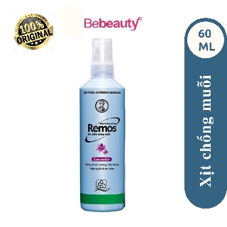 Xịt chống muỗi hương hoa oải hương Remos Lavender 60ml và 150ml