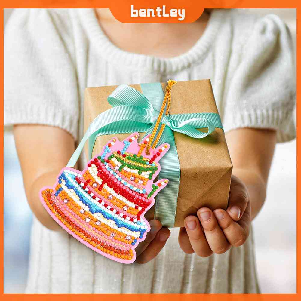 Set 10 Mặt Dây Chuyền Đính Đá Dùng Để Gắn Thẻ Chúc Mừng