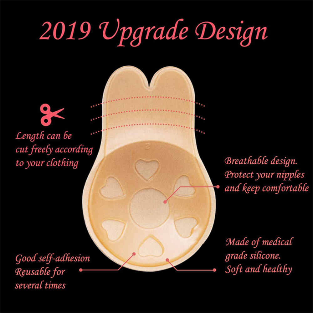 Miếng dán ngực silicon màu trơn tự dính quyến rũ cho nữ