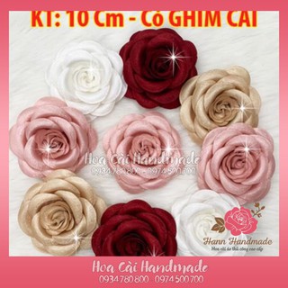 Hoa cài ❣️Freeship❣️  Tag Hoa Trà Lớn Cài Áo, Hoa Cài Áo Hoa Có Ghim, Có Trâm Cài Áo - Hoa cài Hann Handmade