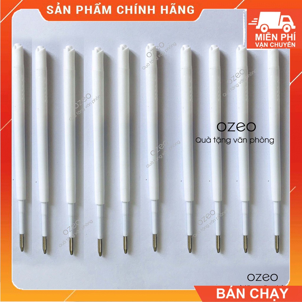 Ruột Bút Bi Gỗ Tre BT0303 - Ngòi 0.7mm - Mực Màu Xanh - Ozeo.vn