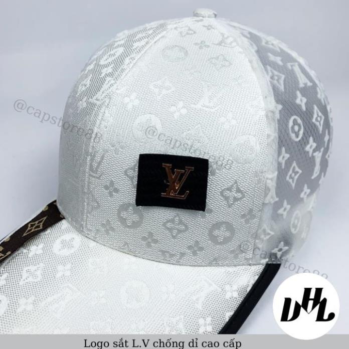 Mũ lưỡi trai VHL Store, nón kết thêu chữ LV cao cấp thời trang nam nữ
