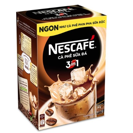 Hộp 10 gói x 20g NESCAFE Café Cà phê sữa đá