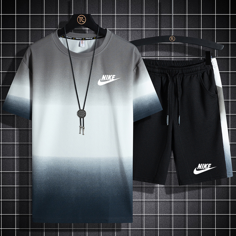 Bộ Đồ Thể Thao Nike Cỡ Lớn Phối Màu Gradient Sành Điệu Cho Nam | WebRaoVat - webraovat.net.vn