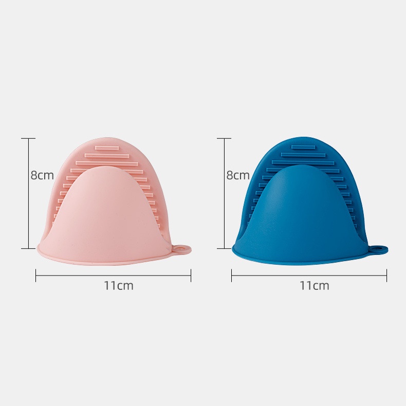 Bộ 2 miếng nhấc nồi chịu nhiệt silicon, găng tay lò nướng chịu nhiệt Living C