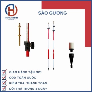 Sào gương máy toàn đạc | Sào gương máy toàn đạc Leica, Topcon, Nikon | Sào gương 2m15