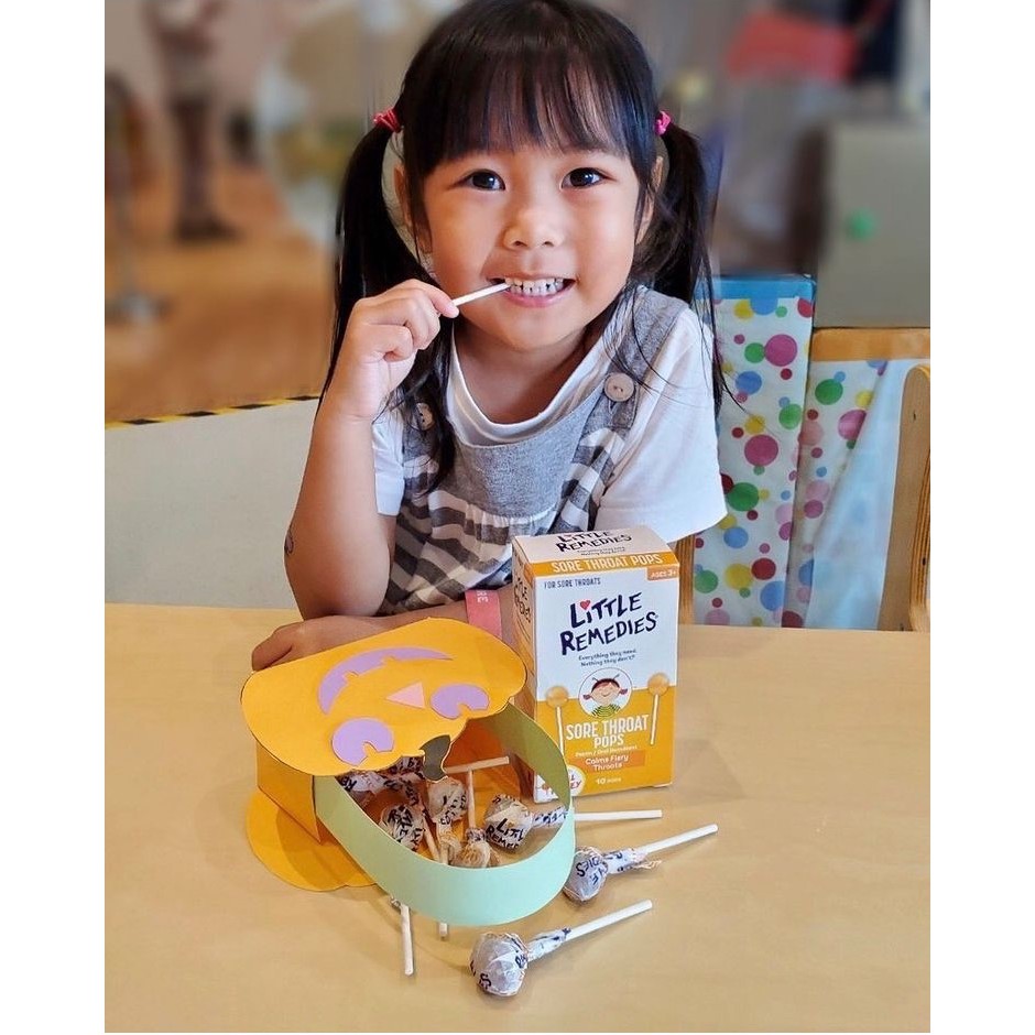 Kẹo mút mật ong Little Remedies - hộp 10 cây - USA