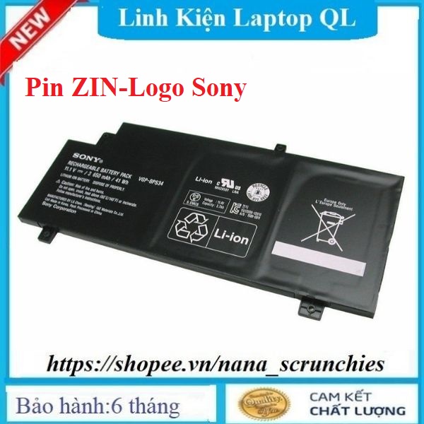 Pin Laptop Sony VAIO Fit 15 Touch SVF15A1ACXB SVF15A1ACXS VGP-BPS34