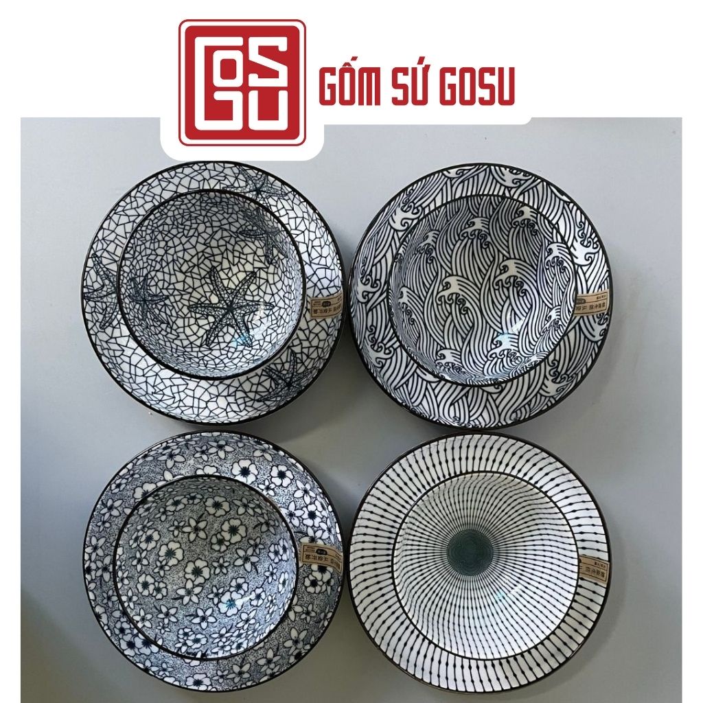 Bộ Bát Đĩa Cao Cấp - Bộ Bát Phong Cách Nhật Bản - PDS005