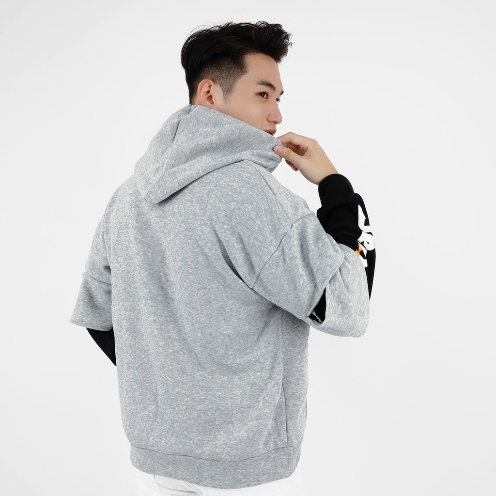 Áo hoodie nam form rộng vải nỉ dày dặn, siêu co giãn chuẩn form thời trang cao cấp thời trang Hpfashion - KVAHD03