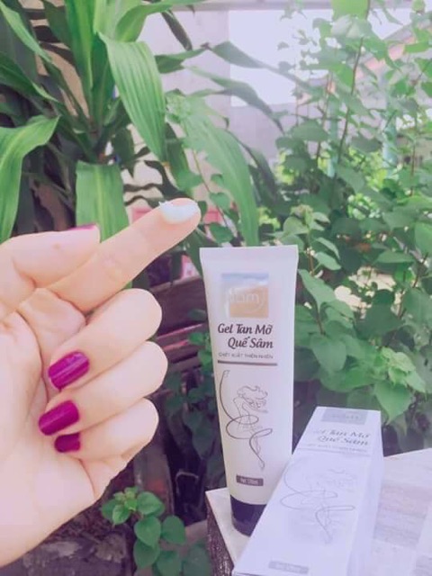 gel tan mỡ Quế Sâm