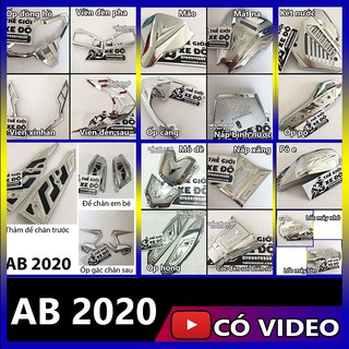 Ốp trang trí xe air blade 150 125 cc xi mạ crom, phụ kiện dùng cho xe AB đời 2020 - 2021 -> đến tháng 5/ 2022