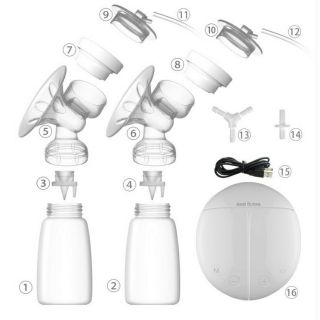 Máy hút sữa điện đôi Real Bubee