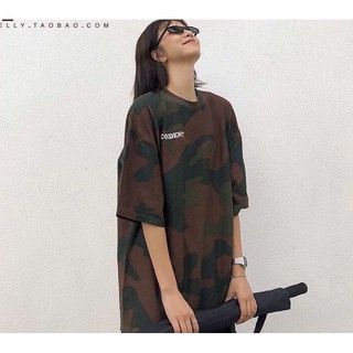 Áo thun Nelly camo form rộng size XL