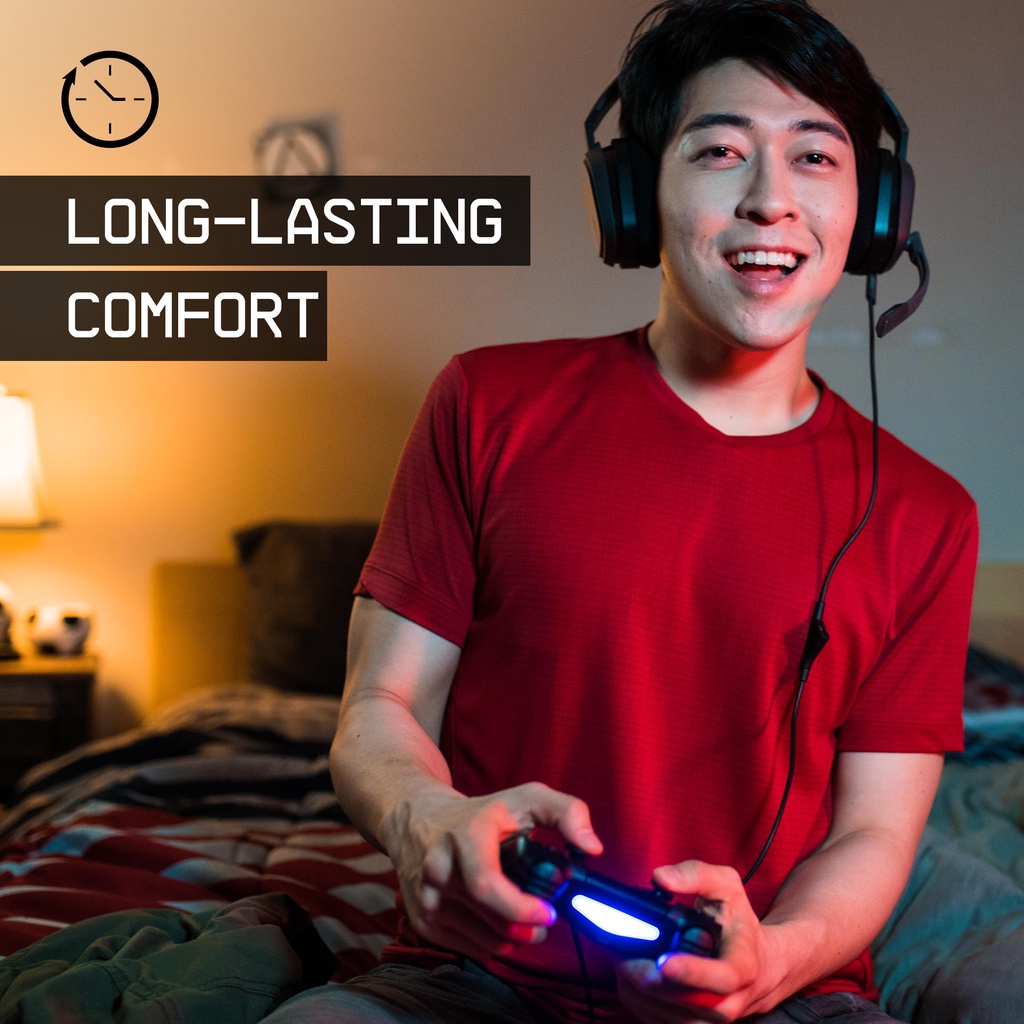 Tai nghe game Logitech G - Astro A10, mic gập để mute, phù hợp PC, PS5, Mobile, Xbox
