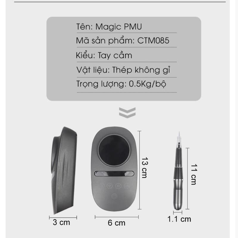 Máy phun xăm Magic pmu/máy kỹ thuật số Magic