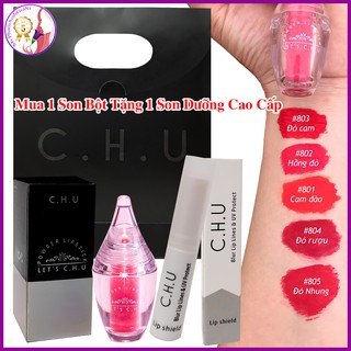 Son chu bột son lì mịn mượt bám màu lâu trôi tặng son dưỡng
