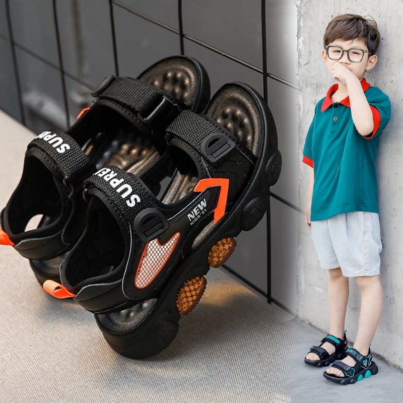 Giày Sandal Đế Mềm Chống Trượt Phong Cách Mới 2022 Cho Bé Trai