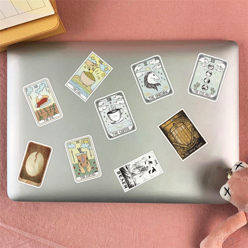 ❉ Destiny - Tarot Series 01 Stickers ❉ 50Pcs/Set DIY Fashion Mixed Luggage Laptop Skateboard Doodle Decals Stickers