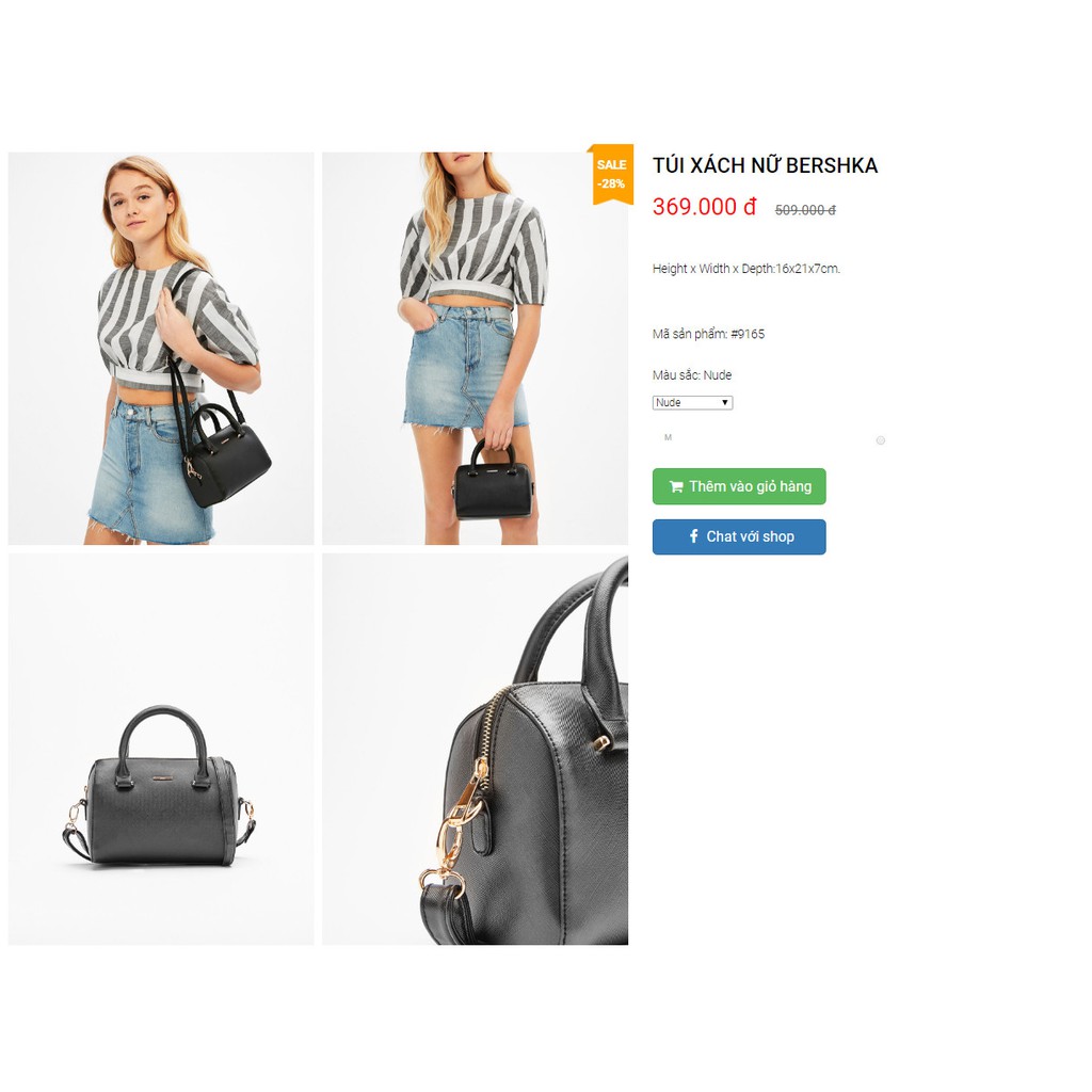 Túi xách nữ Bershka