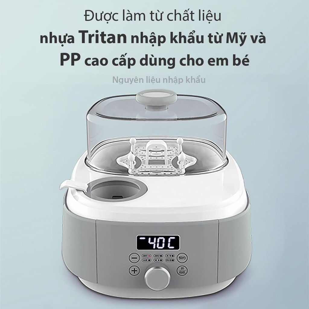 Máy hâm sữa tiệt trùng sấy khô DDO 5in1 có màng lọc hepa