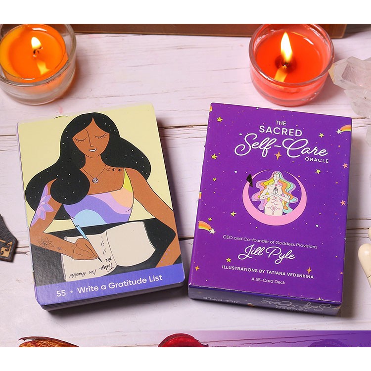 {KÈM QUÀ TẶNG} Bộ Tarot Sacred Self Care Oracle Bài Bói