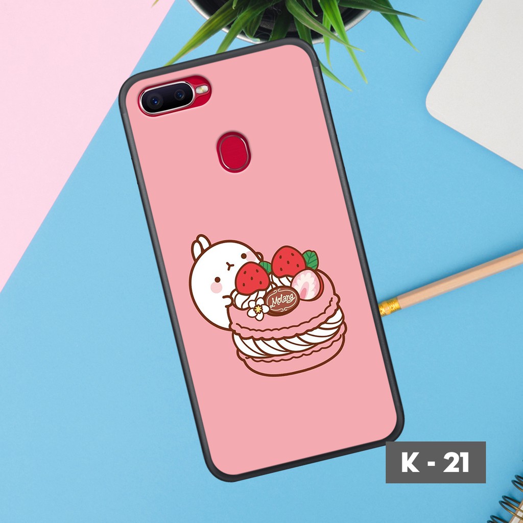 Ốp in uv hình con vật ngộ nghĩnh cho dòng điện thoại oppo F9 - oppo A7