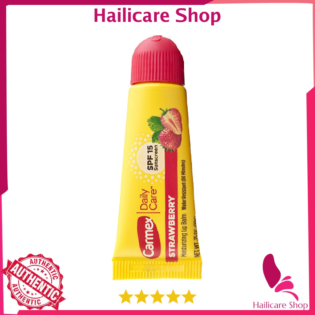 [Nhập Mỹ] Son dưỡng Carmex Daily Care Assorted Lip Balm Tubes SPF 15