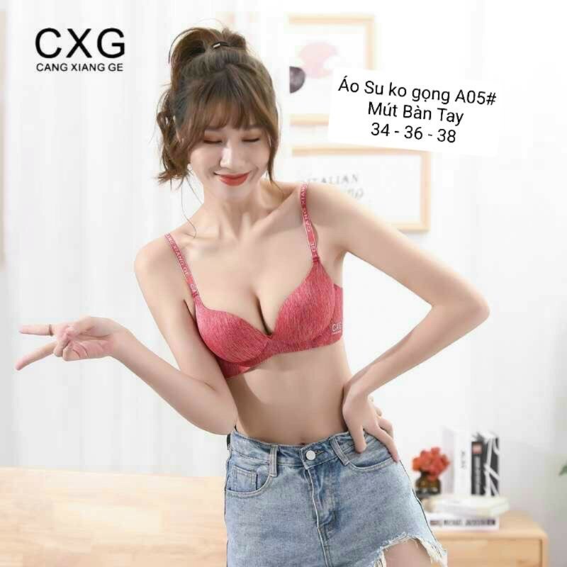 Áo lót nữ áo ngực su đúc không gọng nâng ngực CXG A05 hàng cao cấp